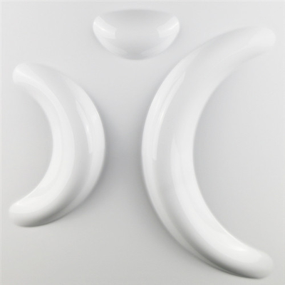 Zelfklevende 3D Witte Muurcomités, het Moderne 3D Muurcomités Materiaal van pvc